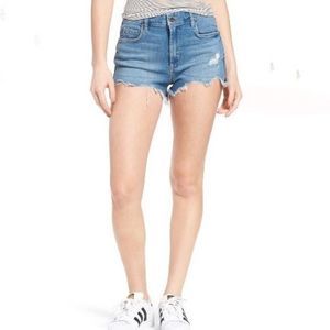 [BlankNYC] Wedge Short Frayed Hem Jean Shorts 27